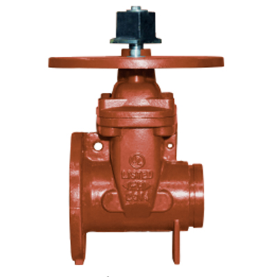 5120 Gate Valve, NRS, 200PSI, Flanged by Grooved End