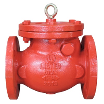 763-U, Rubber Seat - Bronze Seat Swing Check Valve, 200 PSI