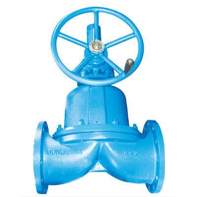 Teflon Line Diaphragm Valve Gear Operated Type Model DTL 3000-G