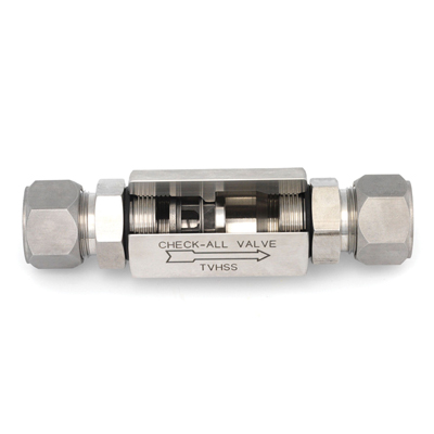 Tubing Check Valve Style – TV