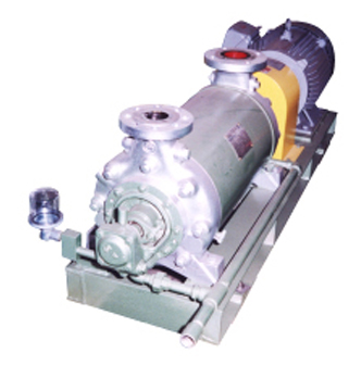 Horizontal multistage ring section pump